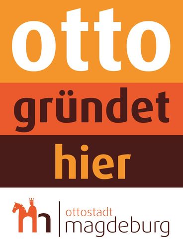 Bild vergrößern: otto Störer: otto gründet hier: Gründerstadt Magdeburg
