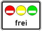 Zusatzzeichen zu Verkehrszeichen 270.1