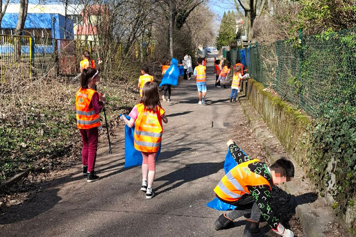 Alljährlicher Frühjahrsputz im Hort Agga Knack