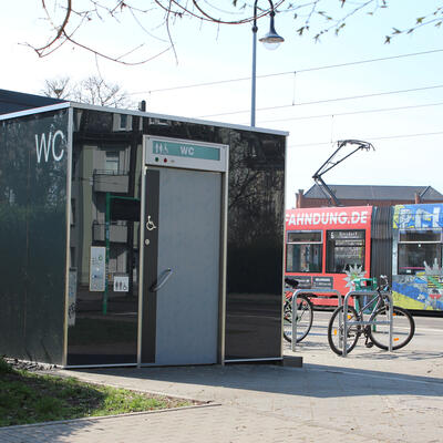 Neue Toilette an der Kseglocke